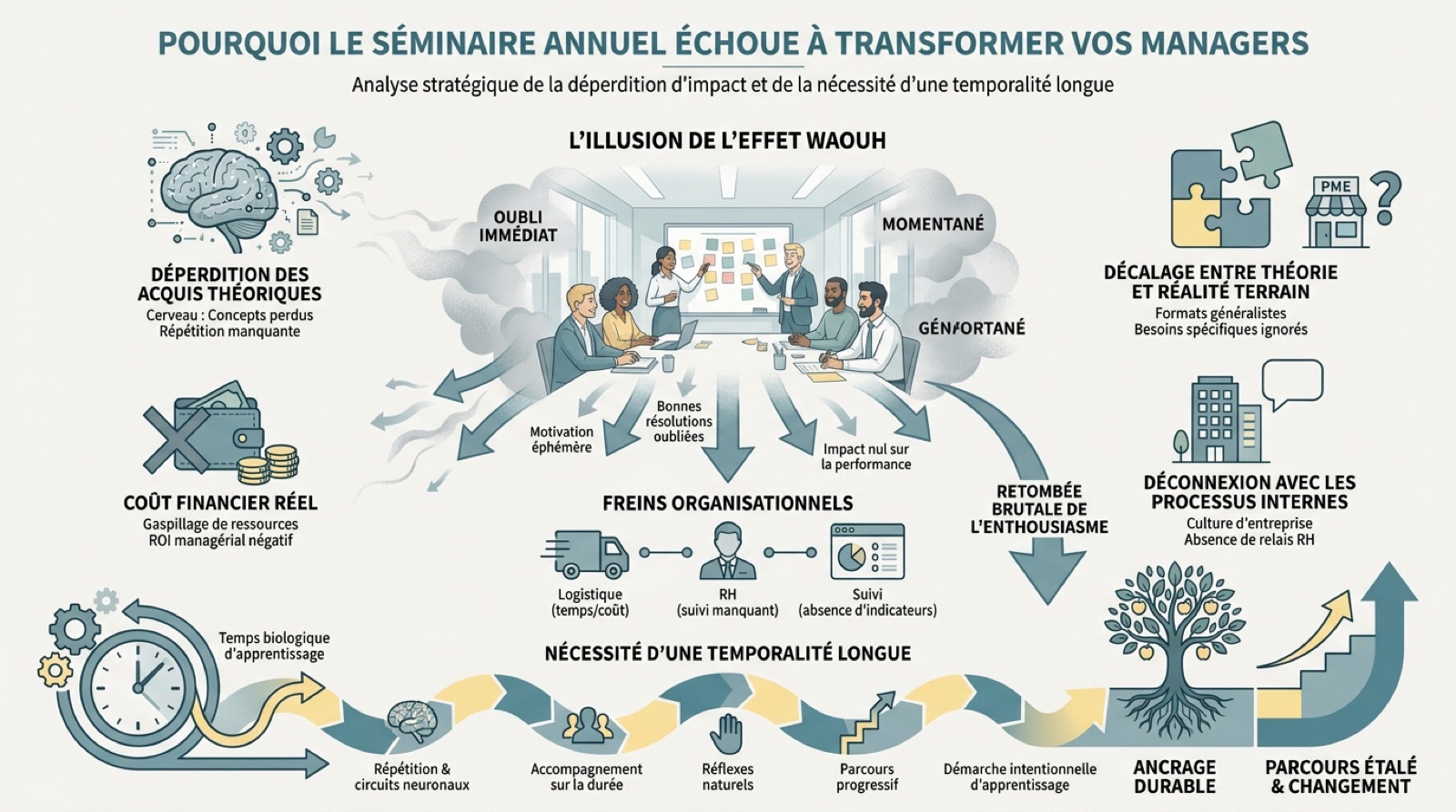 Le séminaire annuel face à une démarche de leadership dans la durée